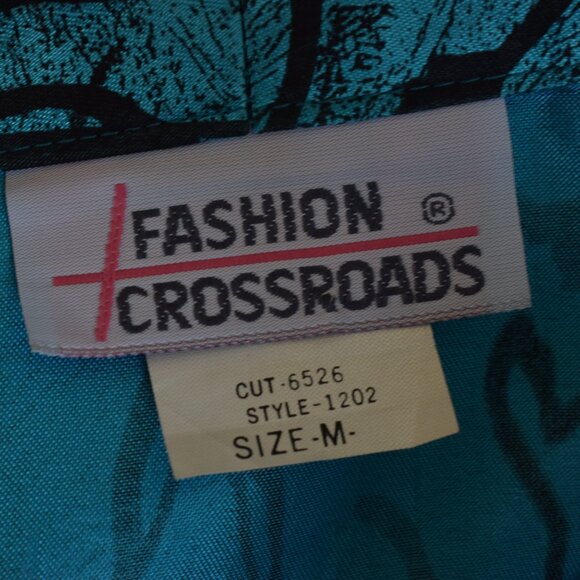 Vintage 90s Abstract Acetate‎ Blazer | size M - Picture 10 of 10